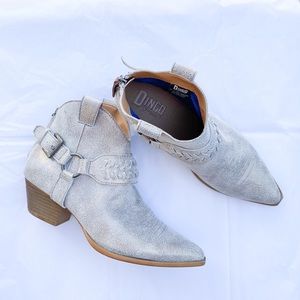 Dingo Gold Keepsake Braided Booties Round Toe